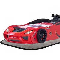 Coemo Autobett VENTO SPORT Kinderbett mit Lattenrost in Rot - Gr.: onesize