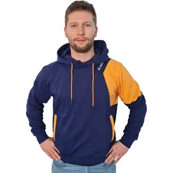 Premium Hoody Hexagon mit tuulzone Logo navy/orange - 11195tz - navy/orange