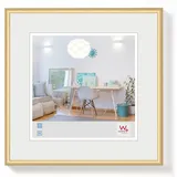 walther design Bilderrahmen 20x20 Kunststoff gold