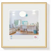 walther design Bilderrahmen 20x20 Kunststoff gold