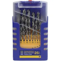 Fisch Tools Holzspiralbohrer Set 25 tlg. 013g0025k01