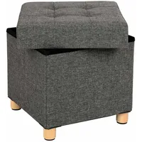 Songmics Sitzhocker mit Stauraum 38 cm x 38 cm