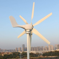 800W Windturbine 12V Windkraftanlage geräuscharm Windgenerator mit MPPT Regler für Heimgebrauch Straßenlampen Boot Windmühle