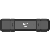 Silicon Power DS72 schwarz 1TB, USB-A 3.1/USB-C 3.1 (SP001TBUC3S72VPK / SP001TBUC3S72V1K)