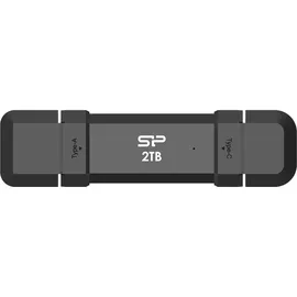 Silicon Power DS72 schwarz 1TB, USB-A 3.1/USB-C 3.1 (SP001TBUC3S72VPK / SP001TBUC3S72V1K)
