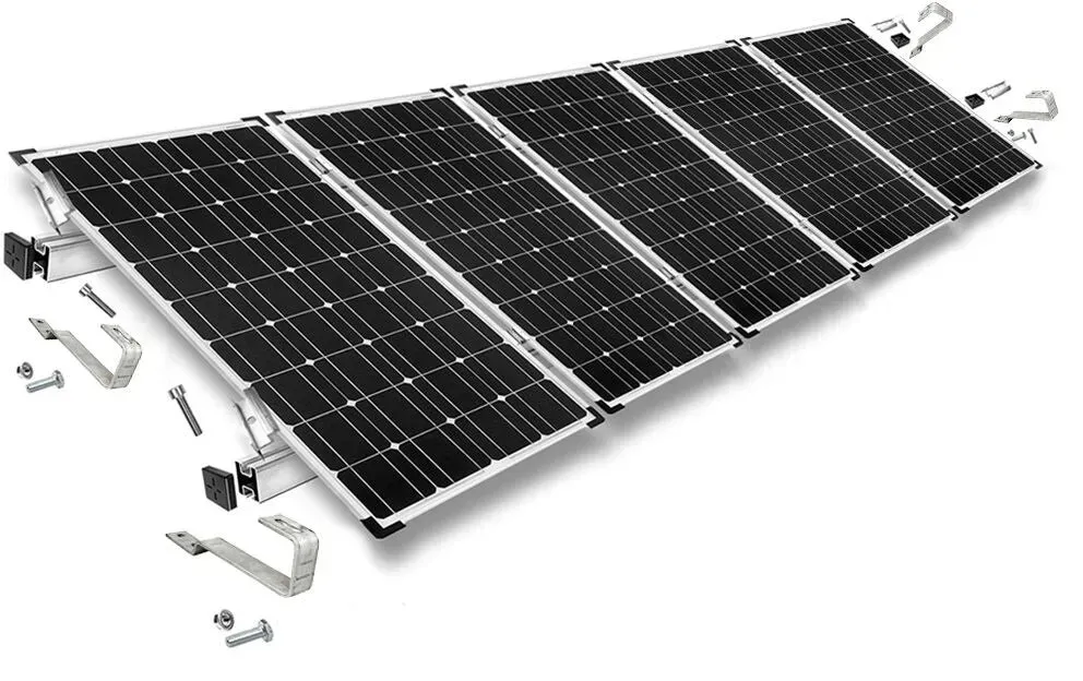 Befestigungskit mit Biberschwanz Dachhaken für Schrägdachmontage Solarpanele Rahmenhöhe 30mm | 5 | 30mm