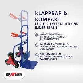 Grafner Treppensteiger Sackkarre ausziehbar / klappbar 200 kg