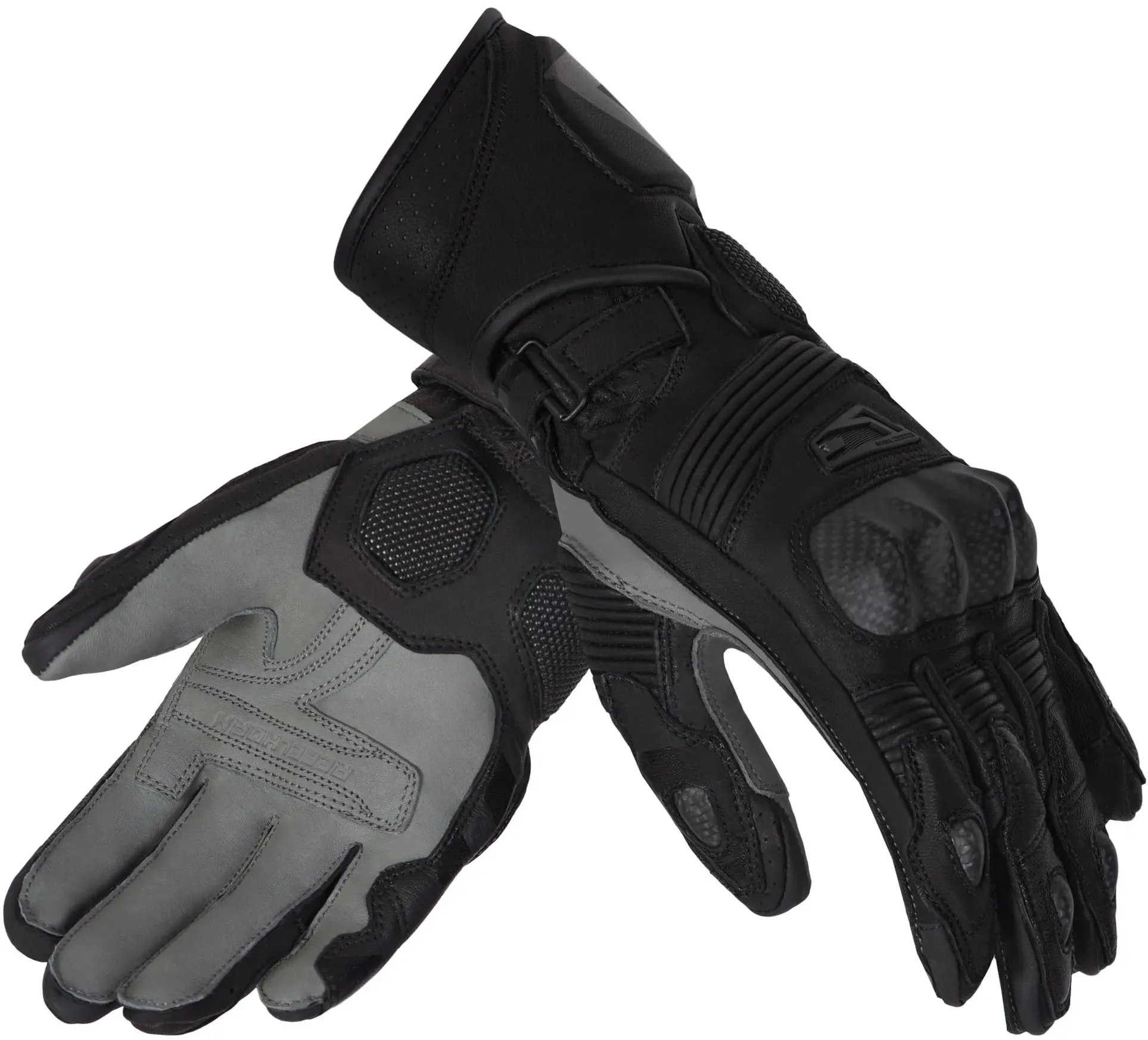 Rebelhorn Fighter Motorrad Handschuhe, schwarz, Größe XS für Männer