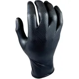 ede - majestic Handschuh Grippaz,Gr. M, schwarz(Box a 50 Stück)