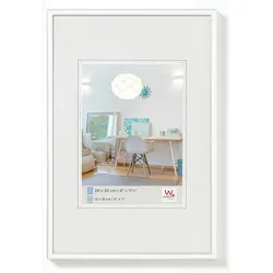 walther + design Lifestyle Kunststoff Bilderrahmen 013X018 WEISS