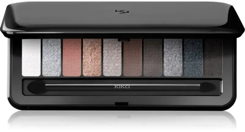 KIKO Milano Soft Nude Palette mit 10 Lidschatten mit einem Pinsel Farbton 03 Cool Shades 7.5 g