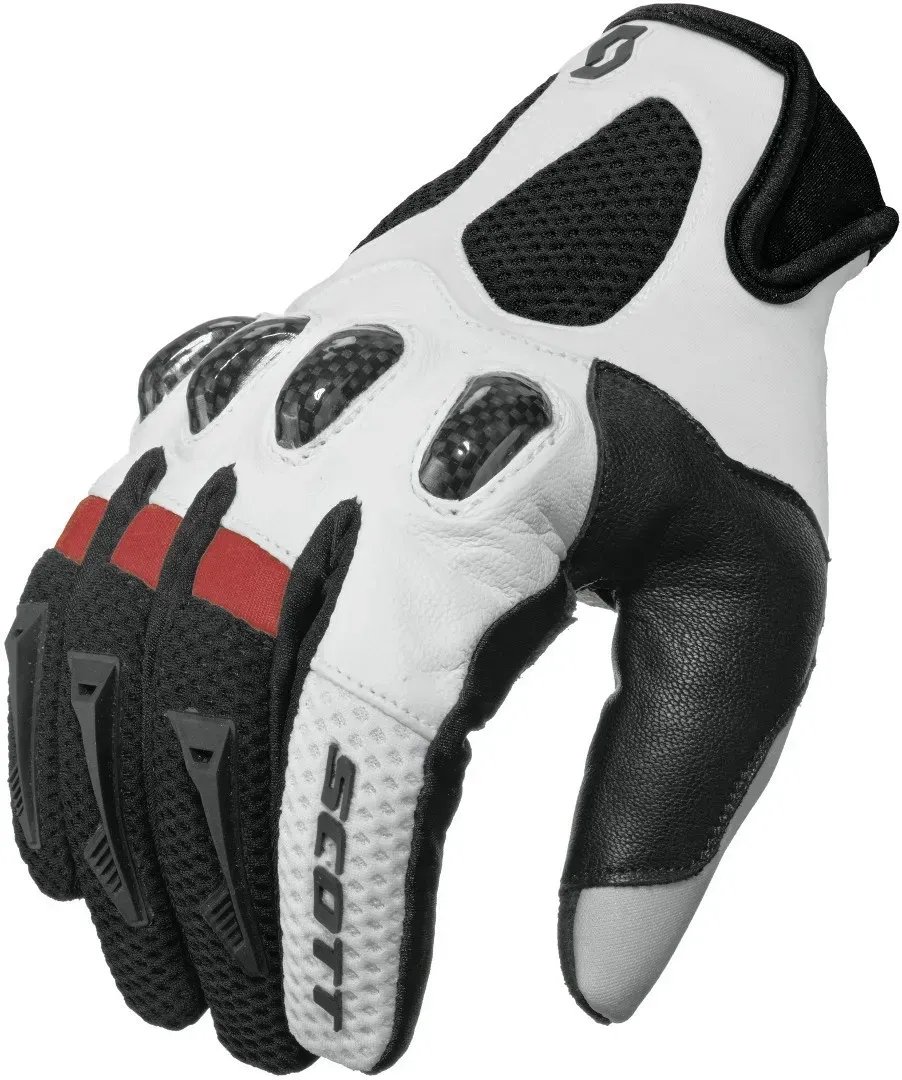 Scott Assault Motocross Handschuhe, schwarz-rot, Größe 3XL für Männer