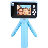 Kinderkamera, 48 MP HD 1080P Point and Shoot Digitalkameras mit Stativ, 4 fachem Zoom, Selbstfokus, Kompakte Vlogging Kamera für Jungen, Mädchen, Kinder
