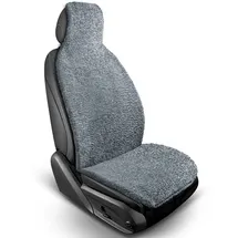 BREMER SITZBEZÜGE Kunstfell Autositzauflage für Fiat Ducato grau