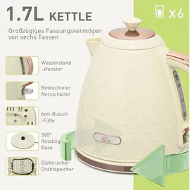 Homcom 1,7 l Beige