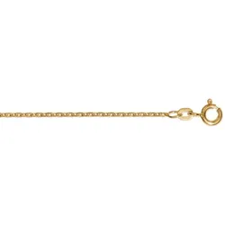 Goldkette ONE ELEMENT "Halskette aus 585 Gelbgold Ø 1,7 mm" Gr. 45, gold, Halsketten, Damen, 45, Gelbgold 585, Damen Gold Schmuck Rundankerkette