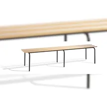 C+P Sitzbank Braun 200 x 46 x 46 cm
