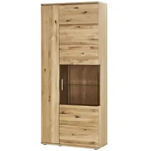 Woodford Vitrine Kombivitrine Astoria 90 x 37 x 208 cm Mehrfarbig