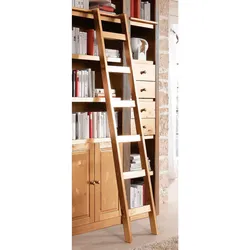 Leiterregal HOME AFFAIRE "Bergen", beige (natur gebeizt, gewachst), Regale, aus massivem Kiefernholz, mit 6 Trittsprossen, Höhe 188 cm