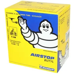 Schlauch 4" 4.00 Michelin Airstop 4ab 90° Ventil