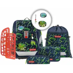 Step by Step 2IN1 PLUS Schulranzen-Set "Wild T-Rex Taro", 6-teilig