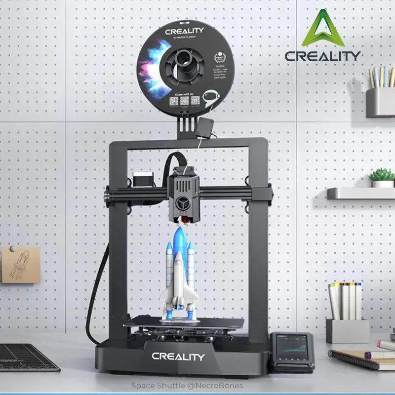 Creality Ender-3 V3 KE 3D-Drucker – 500 mm/s High-Speed-Druck, Auto-Leveling, Sprite-Direkt-Extruder, Unterstützung für max. 300°C Drucktemperatur, ultrasmooth und stabile Leistung, Druckvolumen 220×220×250 mm