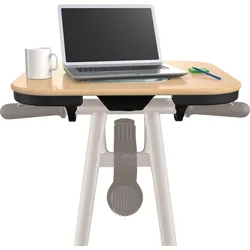 Ablagetisch HORIZON FITNESS "Ablagetisch für BT Fahrradtrainer", braun, Tische, B/H: 55,8cm x 1,5cm, B:55,8cm H:1,5cm
