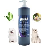 Yuup!® Professionelles Farbpflege-Hundeshampoo für weißes Fell Variante (Volumen) 1 Liter Flasche