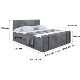 altdecor 200 x 200 cm H4 Dunkelgrau
