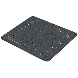 KLEINE WOLKE Duscheinlage Foot Schiefer, 55 x 55 cm