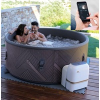 Luxus Premium MSPA Whirlpool-aufblasbar Mono 2024 Outdoor Pool 6 Personen +APP!