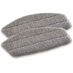 LEIFHEIT CleanTenso Dampfreiniger Ersatzpad, Mikrofaserpad mit gründlicher Aufnahme von Schmutz, Keimen und Bakterien, 1 Packung = 2 Stück