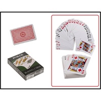 54 Blatt Spielkarten Poker Canasta Bridge Skat Kunststoff beschichtet 5er Pack