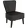 MEET Sessel Brighton Kunstleder 41 x 0 x 0 cm Schwarz gepolstert