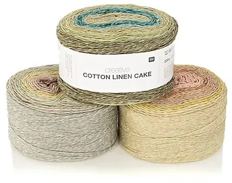 Rico Design Wolle Creative Cotton Linen Cake