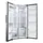 Haier HSW59F18EIMM Side-by-Side (601 l, 1775 mm hoch, Edelstahl)