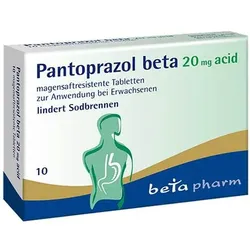 Pantoprazol beta 20 mg acid magensaftresistent Tabletten