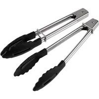 APS 75870 Universalzangen 2er Set, Edelstahl, Greifer aus Polyamid,