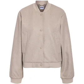Noisy May Damen Nmeddi L/S Bomber Jacket FWD Noos, Silver Lining, l - L
