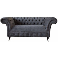 JVmoebel Chesterfield-Sofa, Sofa Chesterfield Wohnzimmer Couch Sofas Klassisch Design Neu grau