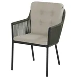 Hartman Cairo Rope Dining Stuhl 57 x 65 x 84 cm schwarz 2 St.