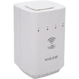 Jectse WiFi 6 -Router, 4G LTE CPE -Router mit SIM -Kartensteckplatz Wan LAN -Schnittstelle 300 Mbit/S Tragbarer WiFi -Hotspot, Unterstützt Bis zu 32 Benutzer für Smartphones,