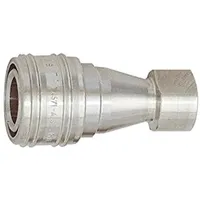 Riegler Hydraulikkupplung beidseitig absperr., ES 1.4305, G 3/8 IG