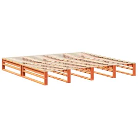 vidaXL Massivholzbett 180 x 200 cm Braun