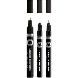 Molotow LIQUID CHROMETM Acrylstifte-Set chrom 3 St.