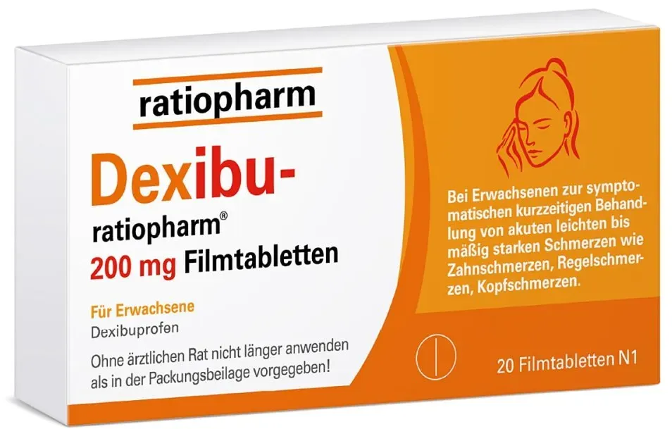 Dexibu-ratiopharm 200 Mg Filmtabletten