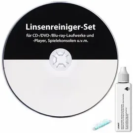 Pearl Linsenreiniger-Set für CD-/DVD-/Blu-ray-Laufwerke und -Player u.v.m.