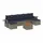 vidaXL Gartensofa-Set 8-tlg. grau