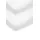 Meyco Baby Molton Stretch Spannbettlaken 2er Pack für das Kinderbett (Matratzenschoner, extra elastisch und atmungsaktiv, Bettauflage aus 80% Baumwolle, Maße: 60 x 120cm), Weiß
