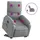 vidaXL Massagesessel mit Aufstehhilfe Stoff 99 x 99 x 99 cm Hellgrau elektrisch
